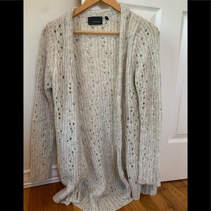 Line Cashmere Cardigan